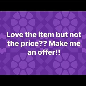 Reasonable offers welcome!